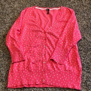 Maurices Polka Dot Cardigan